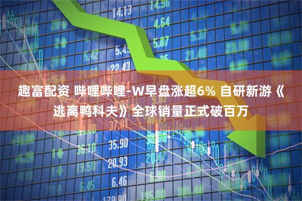趣富配资 哔哩哔哩-W早盘涨超6% 自研新游《逃离鸭科夫》全球销量正式破百万